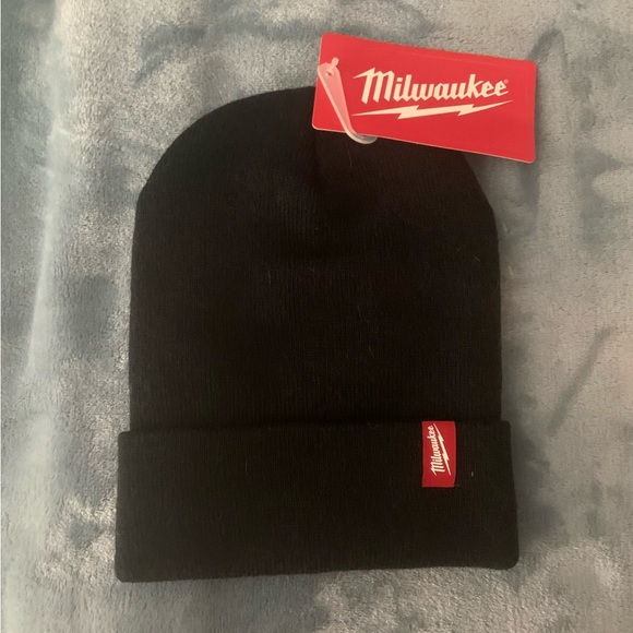 NWT 3 pcs- black Milwaukee Heavy Duty:Hoodie XL, skull cap & flex fit ball cap - Picture 4 of 5